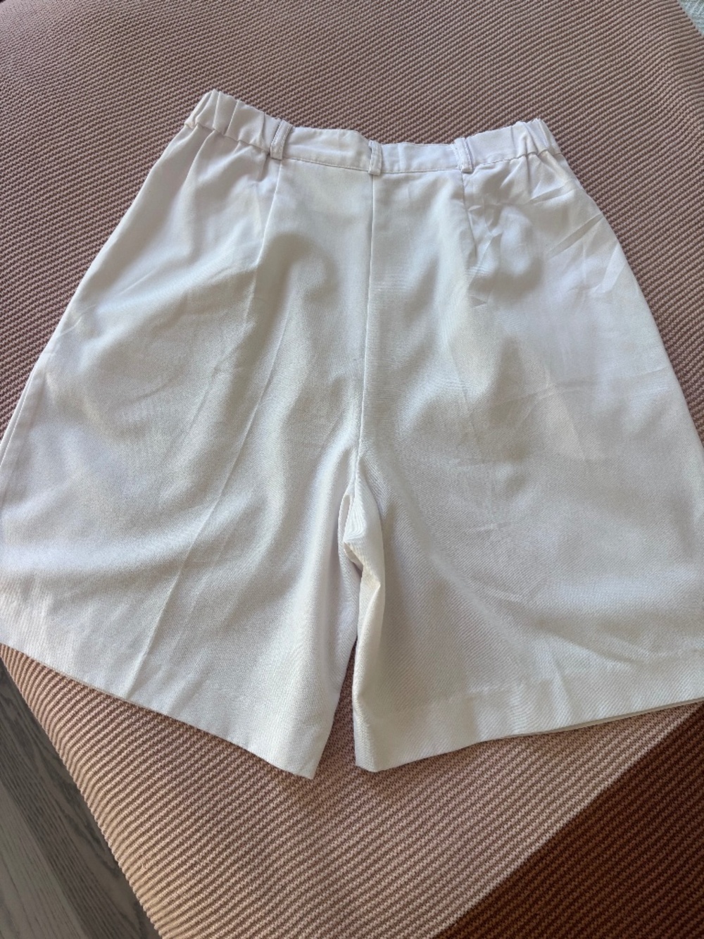 Zack’s Vintage High Waist Pleated White Shorts Women’s Vintage Size 8 - Picture 2 of 10